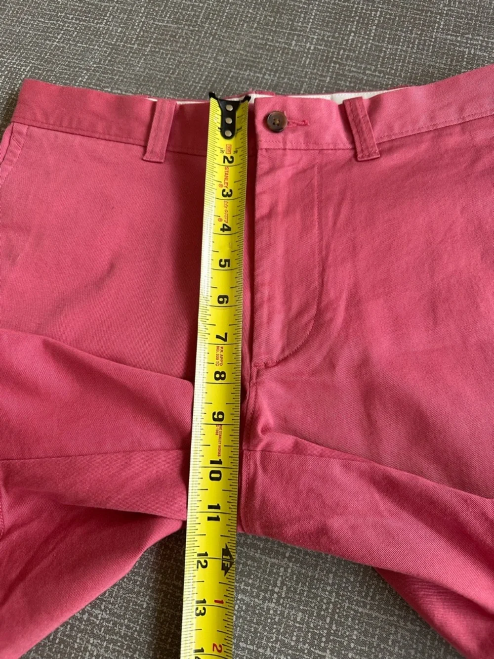 J Crew Mercantile Flex Men's Chino Shorts Size 29 Salmon Pink Stretch 8